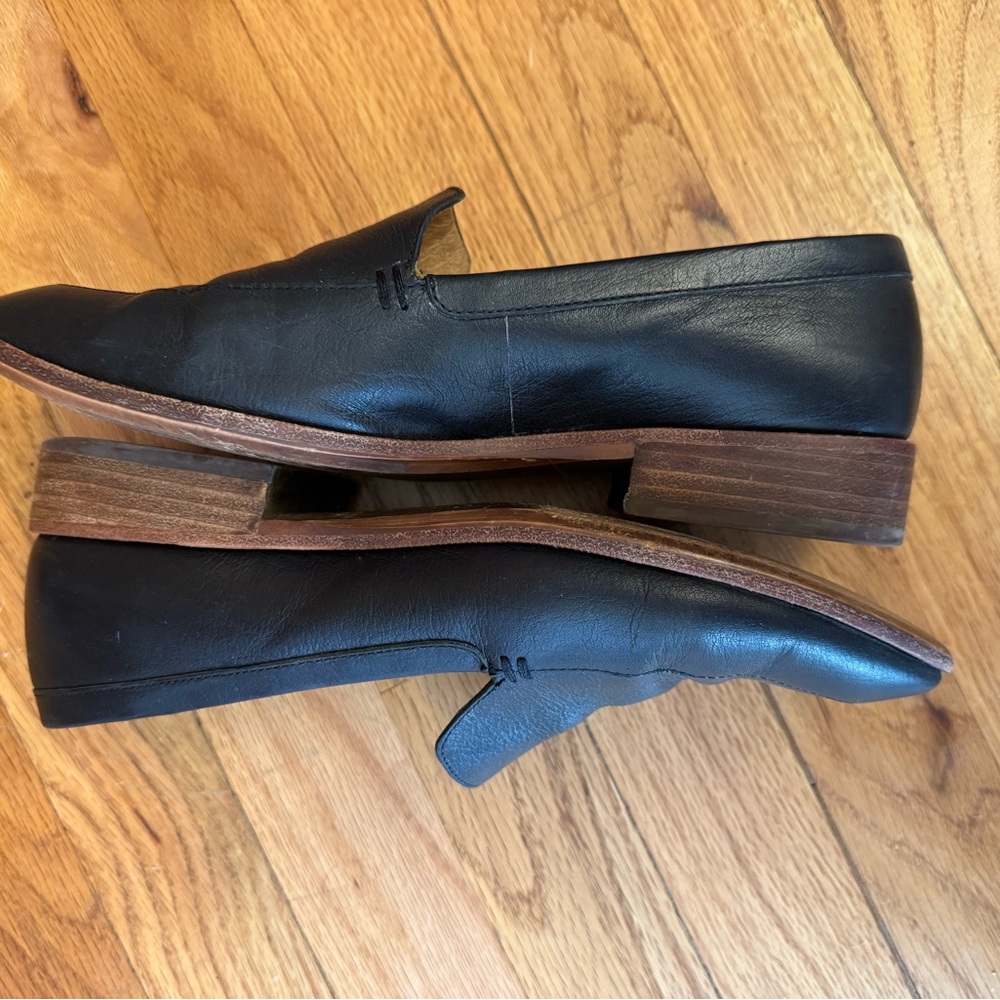 Madewell Black Leather Women's Loafers